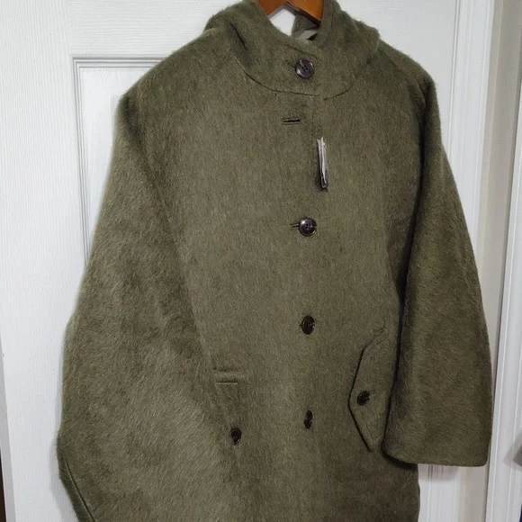 Madewell Hemford Poncho Mohair Coat - Picture 6 of 12